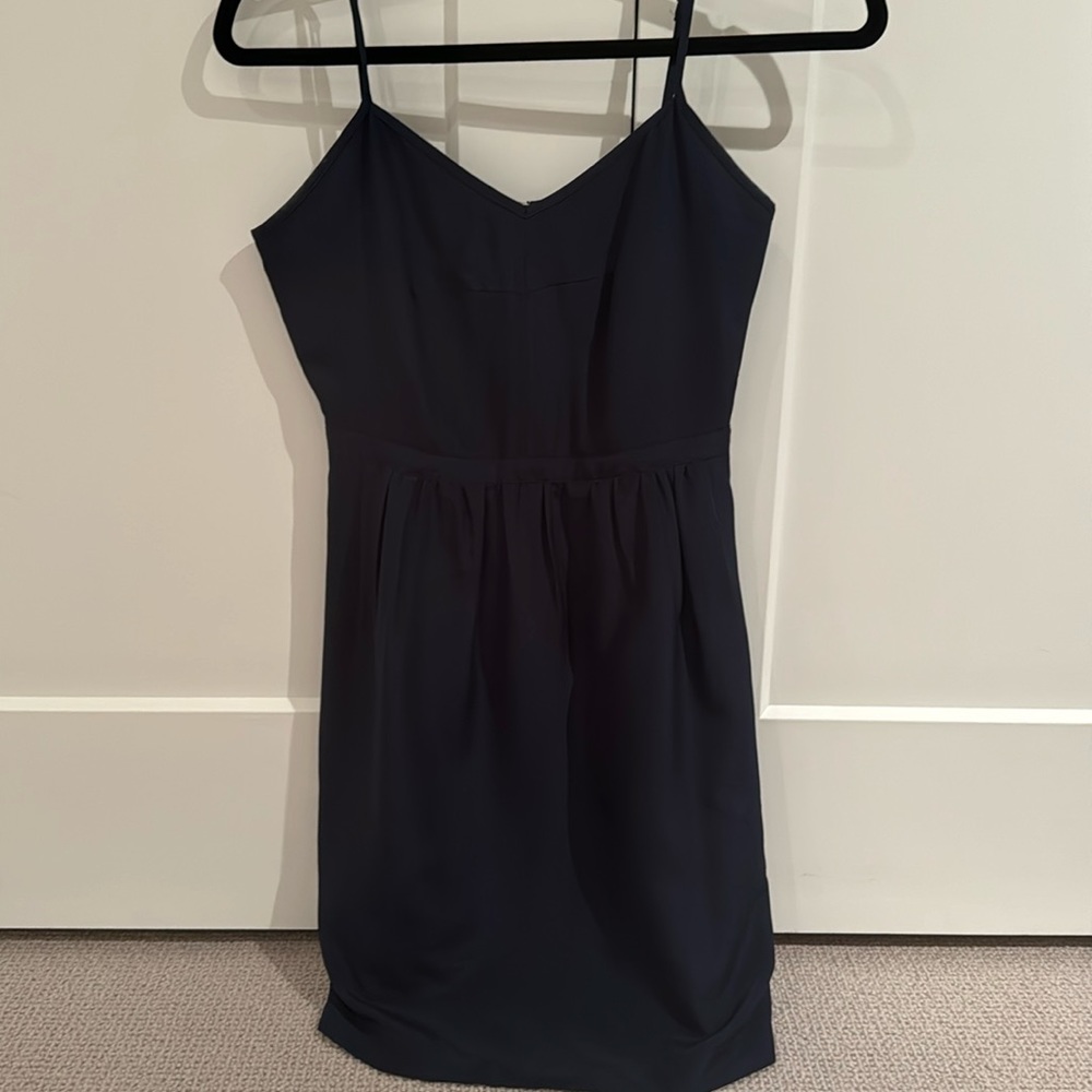 Navy spaghetti strap dress, 00